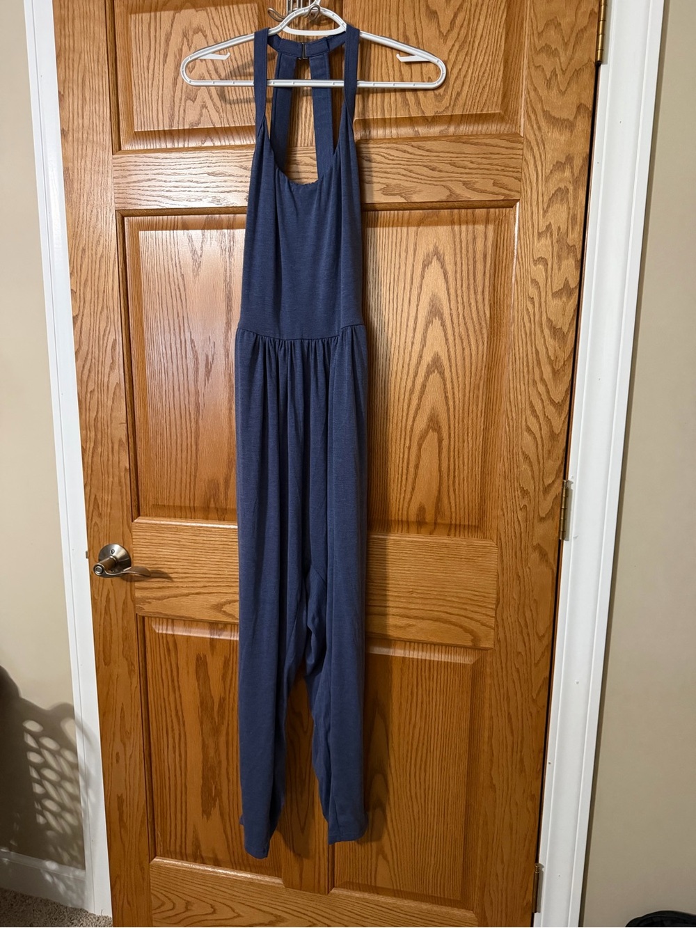 HALARA Navy Blue Racerback Jumpsuit